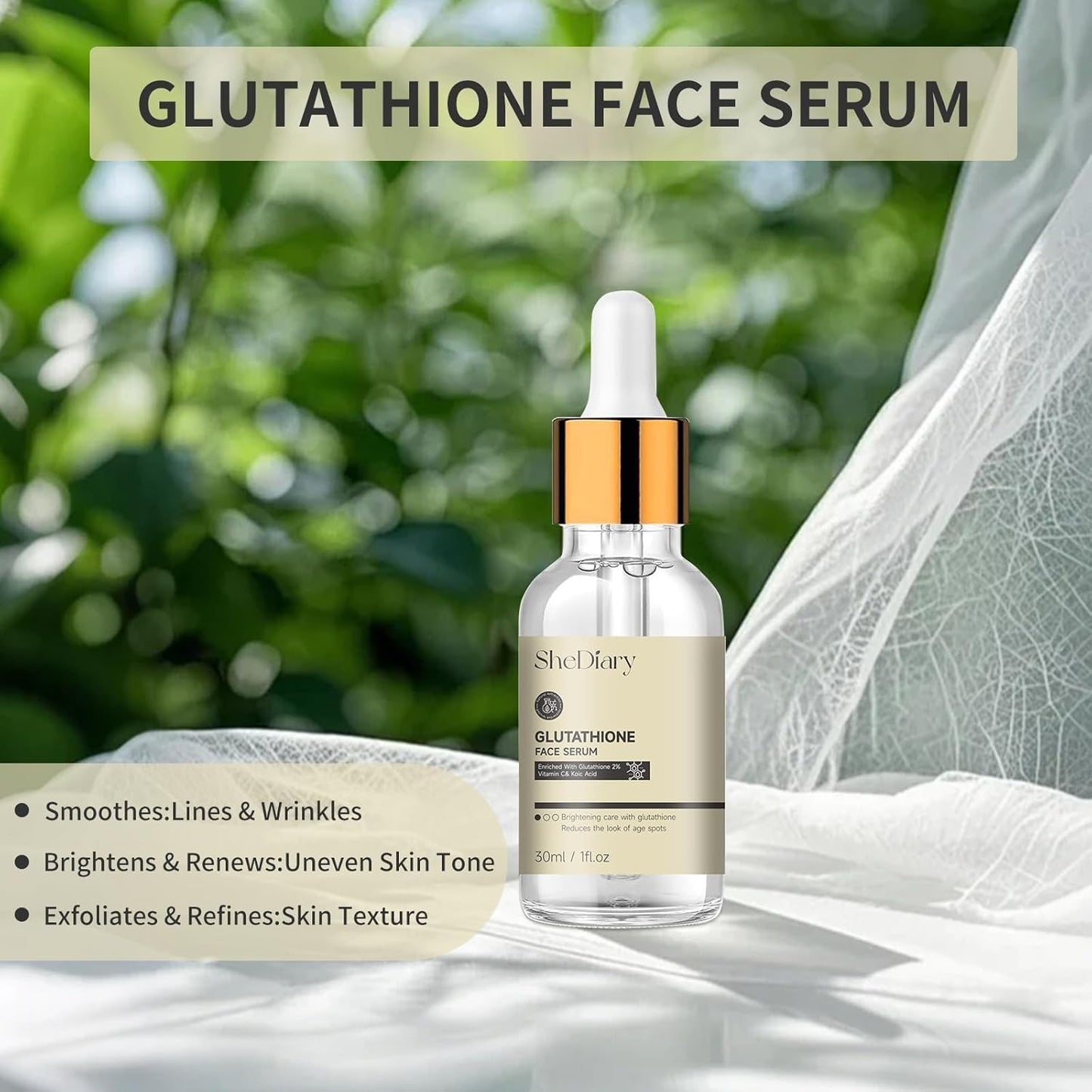 SheDiary® Advanced Glutathione Brightening Serum